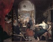 Diego Velazquez The Tapestry-Weavers France oil painting artist